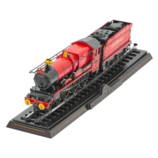 Harry Potter Hogwarts Express Train mit Schienen (colored)