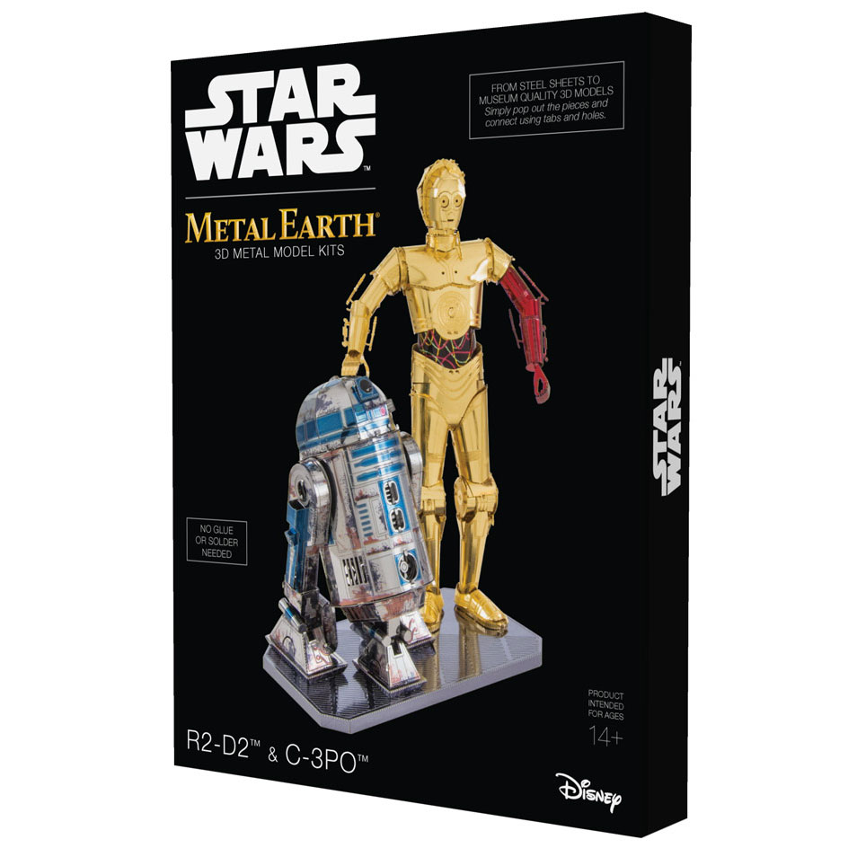 STAR WARS Set C-3PO + R2D2 in Geschenkbox